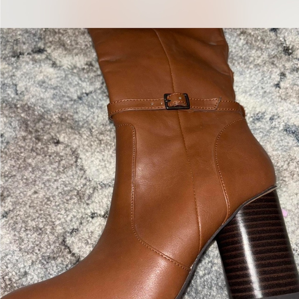 Brown Leather Women's Boots